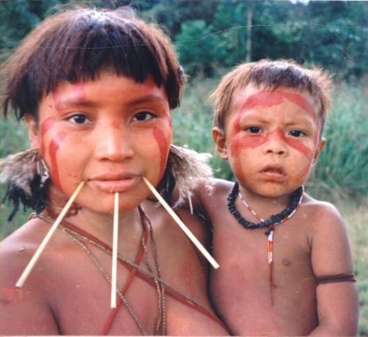 Yanomami_Woman_&amp;_Child